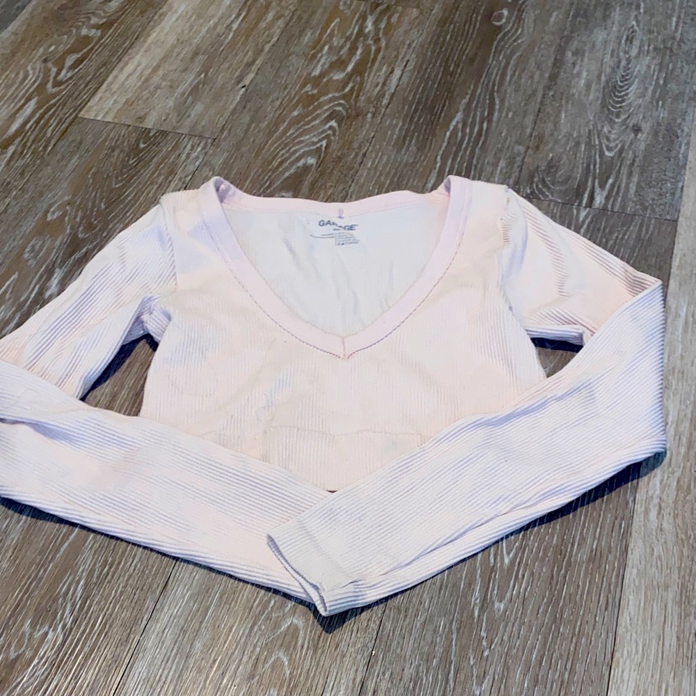 Garage Light Pink Knit Top